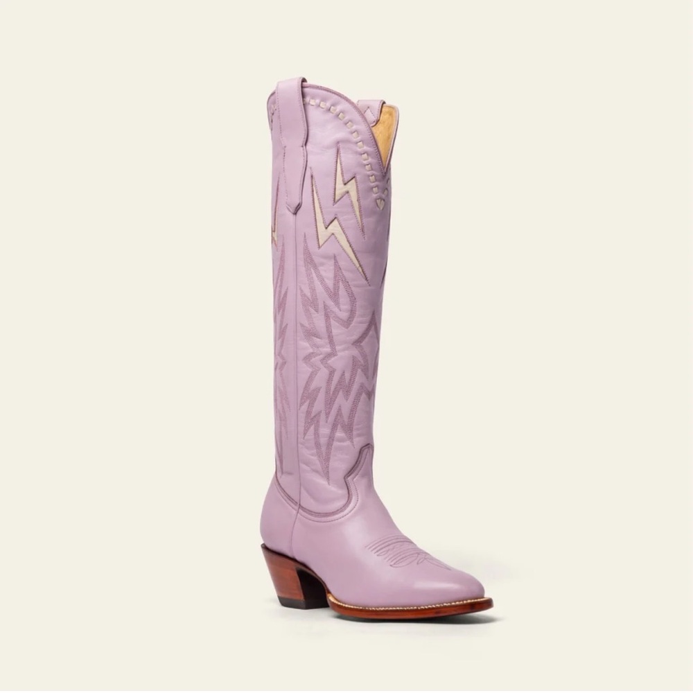City Boots - Lavender & Bone Lightning Boot 8.5